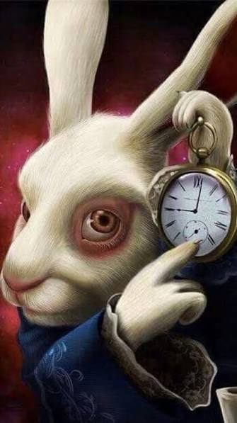 White Rabbit Clock Meme