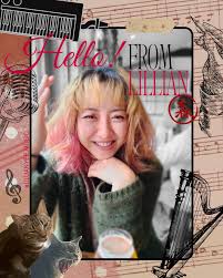 Hello everybody, my name is Lillian Yee, and I am a musician from ...