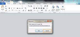 Now, tap on the insert and select module. How To Open Password Protected Word Doc Docx File Working