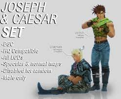 Sims 4 Cc Joseph Joestar Caesar Zeppeli Jjba Ts4 Sims 4 Sims Sims 4 Cc Packs