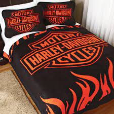 These products are mostly made out of soft and comfortable cotton. Fingerhut Harley Davidson Full Queen Blanket