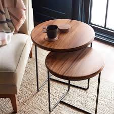 Centro Nesting Side Tables Modern Side Tables At The Citizenry In 2020 Table Decor Living Room Living Room Side Table Side Table Decor