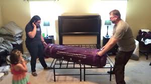 Our New Purple Mattress Check Out The Setup And Unrolling Youtube