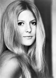 Photo of Maggie Peterson as Charlene Darling, Denver Pyle as Briscoe  Darling, in TV show "The Andy Griffith Show" season 3 episode 25 "The  Darlings Are Coming"