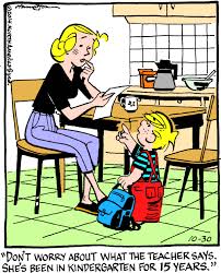 Dennis The Menace Teacher Humor Teacher Jokes Dennis The Menace Cartoon
