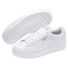 So entdecken sie schuhe aus leder ebenso wie modelle aus textil oder canvas. Puma Vikky Stacked Damen Low Sneaker Weiss Kaufland De