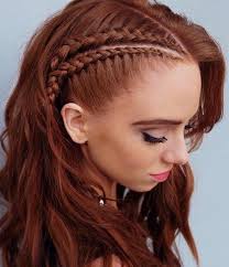 They actually look good, too. Side Braided Long Hair Redhead Hairstyles For Sultry And Sassy Look Braids For Long Hair Hair Styles Redhead Hairstyles