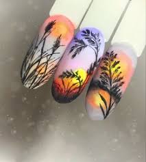 Un mundo lleno de colores y sonrisas. Nail Art Paisajes