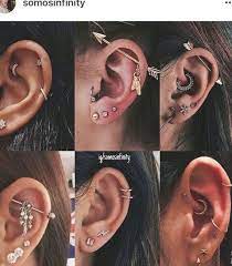 Helix Piercing Ideas Cute Ear Piercings Tumblr Helix Piercing Ideas Edg Piercing Brinco Piercing Piercings Orelha Feminino