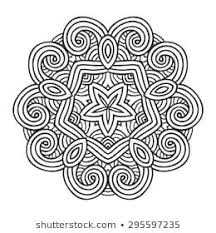 Contemporary Doily Round Lace Floral Pattern Stock Vector Royalty Free 269000792 In 2020 Tattoo Pattern Henna Tattoo Background Patterns