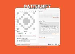 Patternify Generador De Patrones Web Design Tools Tool Design Web Design