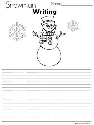 What Did One Snowman Say To The Other Snowman Lost Snowman Writing Template Madebyteachers Snowman Writing Writing Templates Writing Templates Kindergarten
