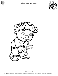 This apps is so easy to use and play you just have to download the apps and pick up the paint brush, relax and draw your imagination sense of color on their world. Little Kids Sid The Science Coloring Pages 4889 Sid The Science Kid Coloring Pages Coloringtone Book