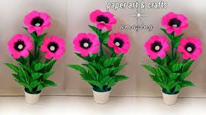 To start the flowers have to find the right shades. How To Make Artificial Flowers At Home With Paper Diy Home Decoration Paper Flower Youtube