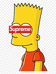 Supreme is an american skateboarding lifestyle brand established in new york city in april 1994. Bart Simpson Supreme Logo Free Transparent Png Clipart Images Download