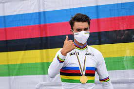 Julian alaphilippe has unveiled his new world champion's for 2021, which is the culmination of a lifelong dream.. Video Julian Alaphilippe Is The New World Champion Socalcycling Com