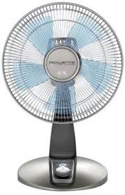 Rowenta Vu2531 Portable 12inch Table Fan Powerful Quiet Personal 4 Speed Bronze Rowenta Quiet Fans Desk Fan Rowenta
