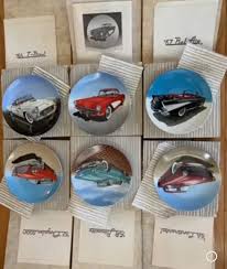DREAM MACHINES PHILIP Palma Milestone Car Society 6 Plate Collector Set  1989 $75.00