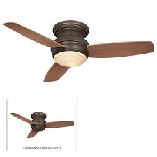 Minkaaire Traditional Concept 44 Ceiling Fan Shop Ceiling Fans Flush Mount Ceiling Fan