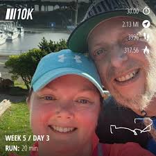 W2R1 done 🥵 I definitely noticed the increased time but it wasn't  unmanageable. Helped that I was in lovely surroundings...am gonna pick a  different route each week to keep things interesting 🙂