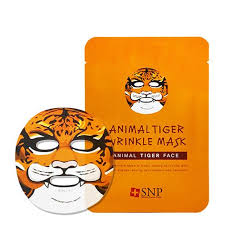 Snp Animal Tiger Wrinkle Mask 10ea Features Cares The Wrinkled Skin With The Anti Cilt Bakim Urunleri Cilt Bakimi Urunler