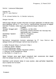 Cara membuat cv lamaran kerja tamatan sma. Contoh Surat Lamaran Kerja Di Pt Sebagai Karyawan Lulusan Sma Nusagates