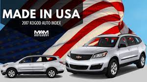 Yes, to throw another wrench into the process, there are a few foreign manufacturers working on american soil. Made In Usa The 2017 Most American Made Vehicles Are