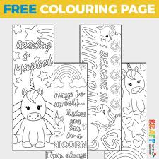 Also find more printables to color and coloring pages. Free Unicorn Coloring Bookmarks To Print Craft With Sarah