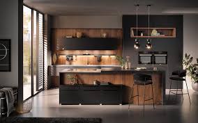 Häcker produziert moderne einbauküchen, die höchste ansprüche an qualität, funktionalität, langlebigkeit und design erfüllen. Av 6000 Echt Puristisch In Holz Und Schwarz