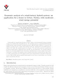 İki yamacın kesiştiği yerdeki düzlük. Pdf Economic Analysis Of A Wind Battery Hybrid System An Application For A House In Gebze Turkey With Moderate Wind Energy Potential