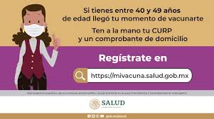 Registro para recibir la vacuna. Salud Mexico Ssalud Mx Twitter