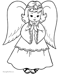 Brilliant image of spanish christmas coloring pages. Free Printable Angel Coloring Sheets Coloring And Malvorlagan