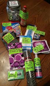 Birthday Gift Basket Ideas For Women 40th Birthday Gift Basket Ideas The Receiver Thought These Were Pretty Funny 40th Birthday Funny 40th Birthday Gifts Funny Birthday Gifts