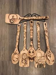 Nightmare Kitchen Spoons Set Nightmare Before Christmas Decorations Christmas Kitchen Nightmare Before Christmas