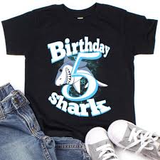 Birthday Boy T Shirt Kids Shark Themed Custom 5th Birthday Shirt For 5 Year Old Etsy In 2020 Birthday Shirts Shark T Shirt Shark Themed