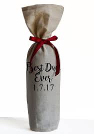 Personalized Wine Bags Linen Wine Bags Grosgrain Ribbon Tie Wine Bags Wine Bag Gifts Bottle Bag Wine Bag Wine Bottle Bag Linen Wine Bag