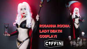 Spotlight On: Rosanna Rocha - Lady Death Cosplay! Coffin Comics Crucial Con  2020! - YouTube