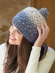 Snowcapped Beanie Crochet Patterns Crochet Hat Pattern Crochet Accessories