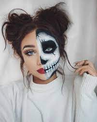 100 Ideias De Pinturas Faciais Para O Halloween Pinturas Faciais Para O Halloween Maquiagem Halloween Maquiagem De Halloween Assustador