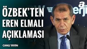 Galatasaray Başkanı Dursun Özbek'ten Eren Elmalı Açıklaması: "4 Sene 10 Ay  Önce Oynamış..."
