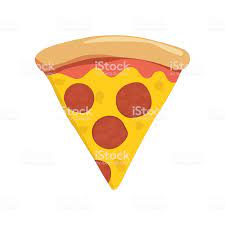 Slice Of Pepperoni Pizza On White Background Pizza Vector Free Vector Art Pepperoni Pizza