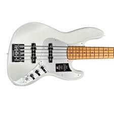 Fender American Ultra II Jazz Bass (5), Avalanche / Maple 9.7 LBS *IN STOCK*