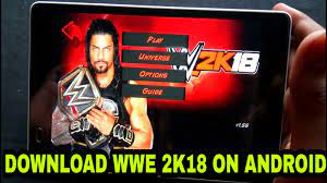 Playable characters include drew mcintyre, ruby riot, elias, aleister black and lars sullivan. Wwe 2k18 Android Game Apk Download