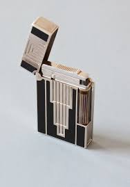 Design Is Fine History Is Mine S T Dupont Lighter 1930 Silver Plated Laque Art Deco Accessories Art Deco Furniture Art Deco