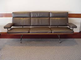 It's in the details — the eameses designed their eames sofa to complement their soft pad collection, showing off a harmonious blend of wood, leather, and polished aluminum. Rare Herman Miller Charles Eames Sofa Cushions Only Never Used 1810246772