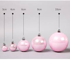 Us 10 8 3 10 Cm Pink Rose Gold Pearl Christmas Ball For Christmas Decoration And Christmas Tree Ornaments In Ball Ornaments From Home Garden On