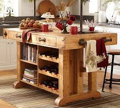 wood kitchen island
