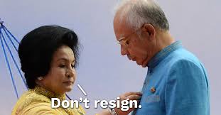 Image result for Najib and his wife Rosmah were not satisfied stealing only millions