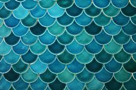 Tiles Fish Scales 11 Etsy In 2020 Fish Scale Tile Fish Scale Tile Bathroom Moroccan Fish Scale Tile