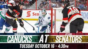 Van canucks v ott senators prediction and tips, match center, statistics and analytics, odds comparison. Canucks Senators Game Preview
